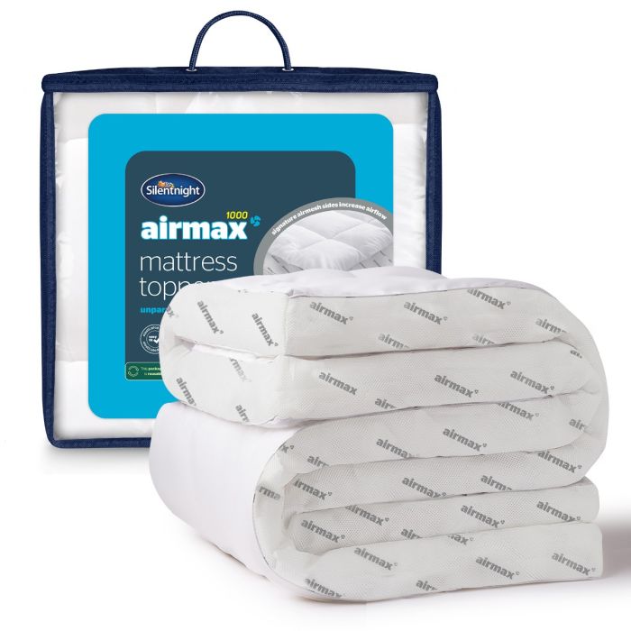 silentnight airmax 1000 topper folded with packaging