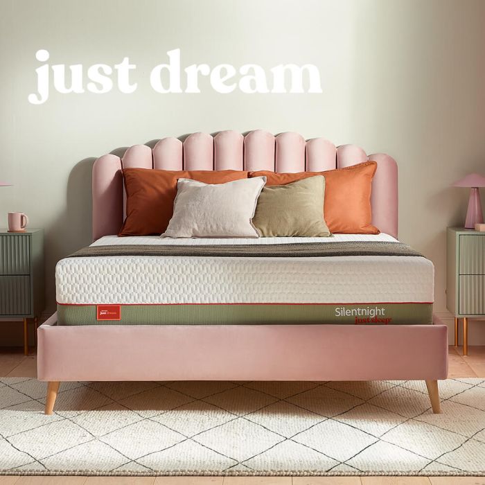 just dream mattress in a bedroom