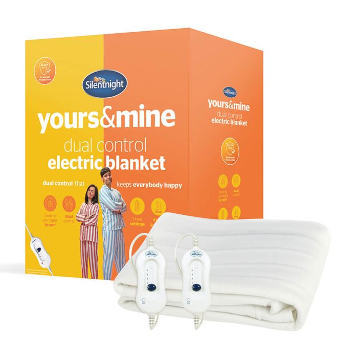 Silentnight Yours & Mine Dual Control Electric Blanket box