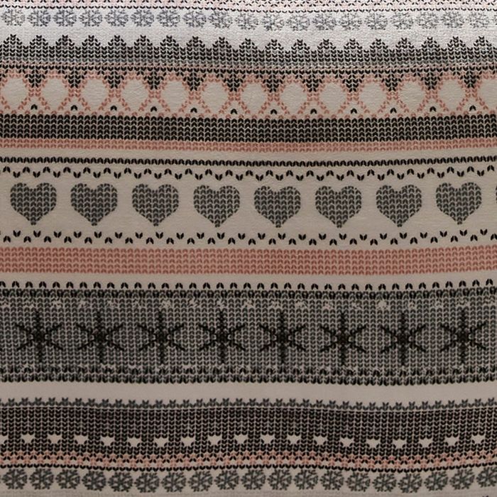 close up design of festive blanket