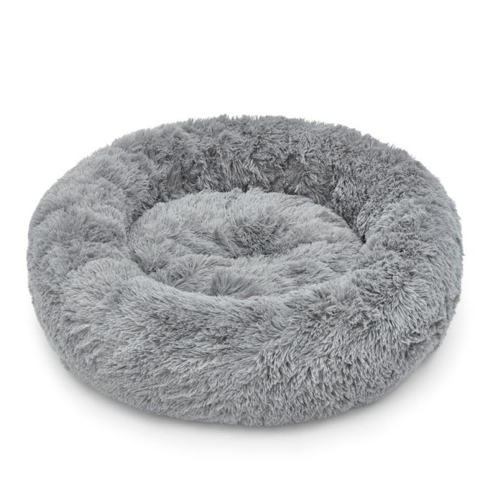 charcoal donut pet bed