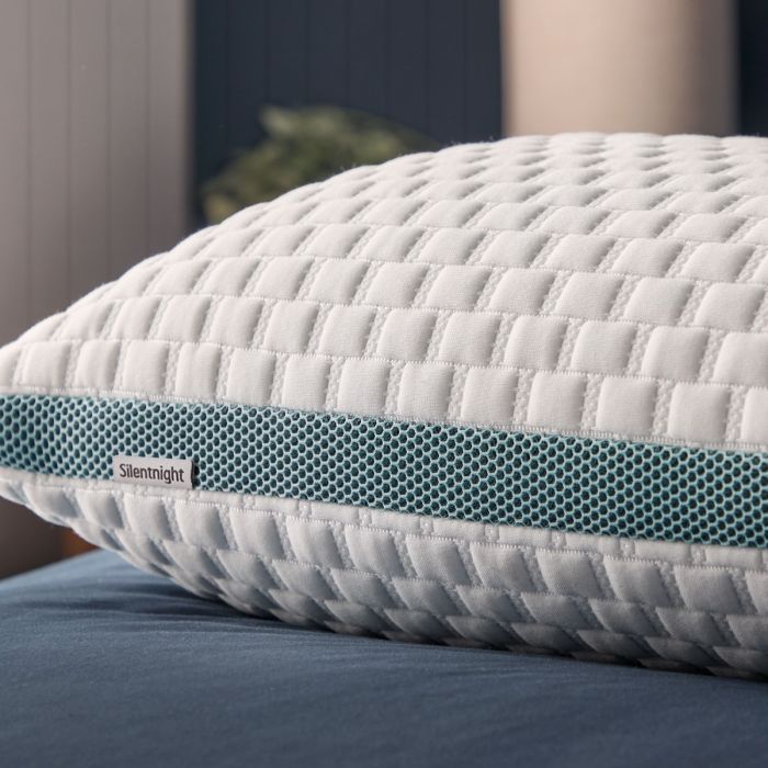 a close up image of the knitting of the pillowcase fabric