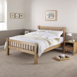 Silentnight Ayton Solid Oak Bed Frame