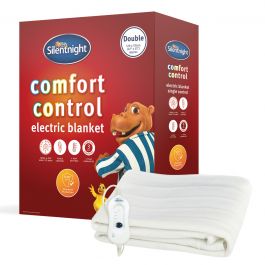 SILENTNIGHT COMFORT CONTROL ELECTRIC BLANKET - DOUBLE (Stocked)
