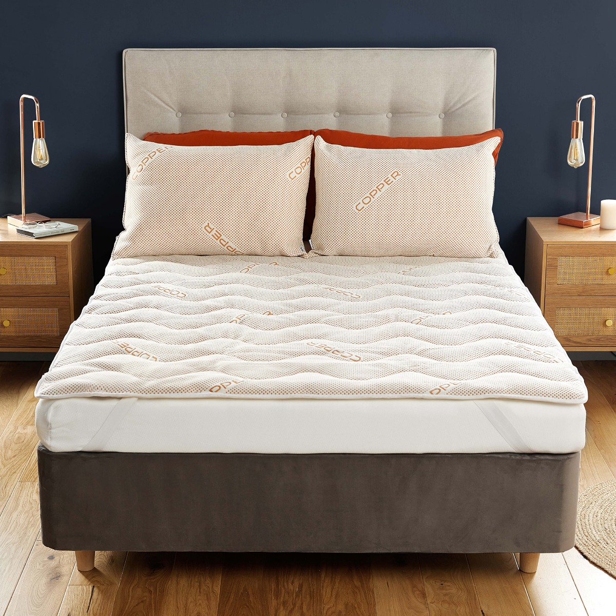 Image of Silentnight Copper Mattress Topper - super King